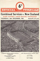 Combined Services v New Zealand 1963 rugby  Programmes